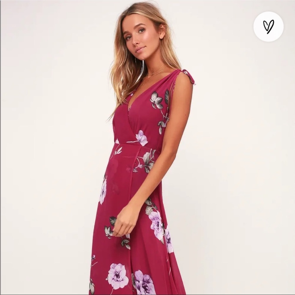 Lulus Floral Maxi Dress